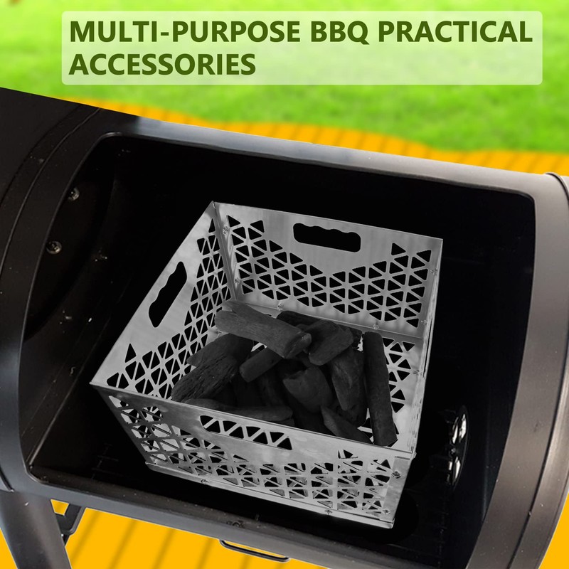 Foedo 12 Inch Charcoal Firebox Basket for Oklahoma Joe's Offset