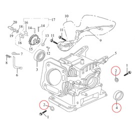 Spare Part Petrol Gasoline Engine Gasket Set Seal Kit for 6.5Hp