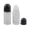 Chiegeguu 2Pcs 50ML Glass Roller bottles Empty Roll on Ball