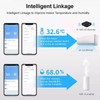 Temperature and Humidity Sensor Smart WiFi Indoor Hygrometer Thermometer with