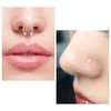 Clear Nose Piercing 18g 20g 22g L Shape Plastic Nose