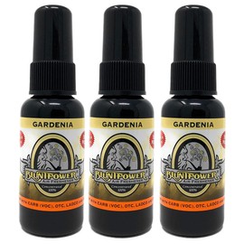 BluntPower (Gardenia, 3 Pack) Concentrated Air Freshener - Premium Oil Based Air Freshener Spray For Home and Car - Long-Lasting Bathroom Spray, Car Freshener, & Odor Eliminator Spray