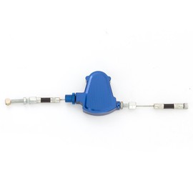 FXCNC CNC Aluminum Line Easy Stunt Pull Clutch Cable Lever Replacement System Compatible with Blue