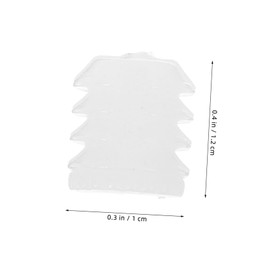 VILLFUL 150pcs Plastic Dowel Inserts for Cabinet Hinge Repair Threaded Furniture Connectors Easy Installation for Drawer and Door Hinges Versatile Plastic Nuts for Furniture Assembly