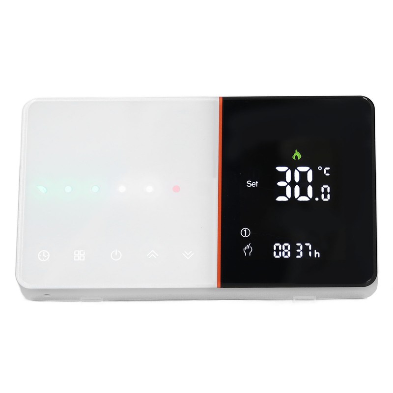 Thermostat with WIFI Voice Control Timed Programmable Slider LCD Negative