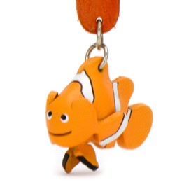 Clown Fish Nemo – Small Clown Fish Key Ring – A Great Gift Idea for Women and Men in Fish Equipment – Anemone Fish, small, Orange white