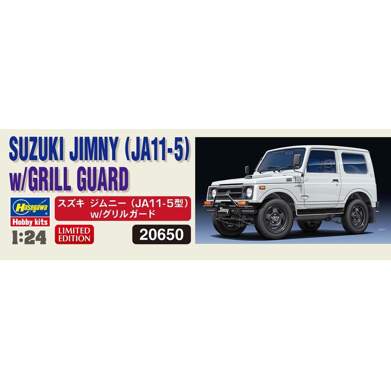 Hasegawa 1/24 Suzuki Jimny with Ram Guard Plastic Model Kit