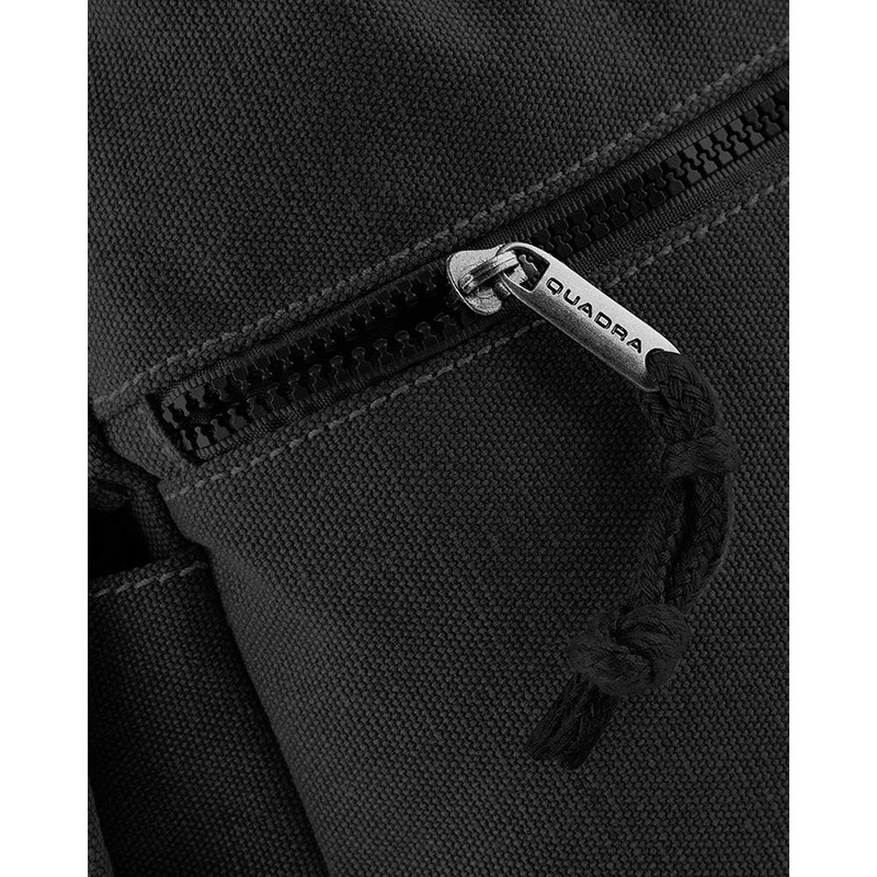 Quadra Vintage Canvas Backpack - 18 Litres (One Size) (Vintage