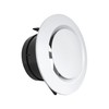 4 Inch Adjustable Air Vent Cover, ABS Round Ceiling Vent