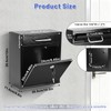 KYODOLED Steel Key Lock Mail Boxes for Outside, Locking Wall