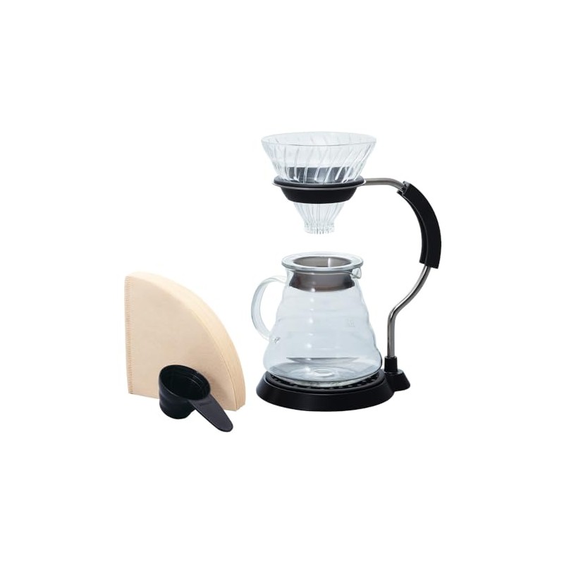 Hario V60 Arm Stand with Glass Dripper Pour Over Set
