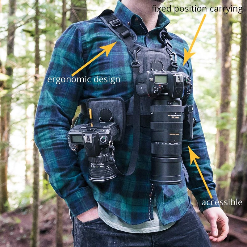 Cotton Carrier CCS G3 Camera Harness System for 2 Cameras,