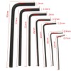 FLORATA 7Pcs 0.7mm-3mm Mini Micro Hexagon Hex Allen Key Set