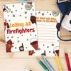 Doguiei Firefighter Birthday Party Invitations, Fireman Invitations Card for Boys