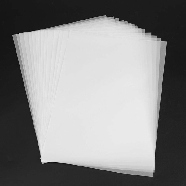 Sheens Papel de calco, 100 Piezas A4 Papel de calco translúcido Papel Manualidades para copiar caligrafía de Dibujo para Estudiantes