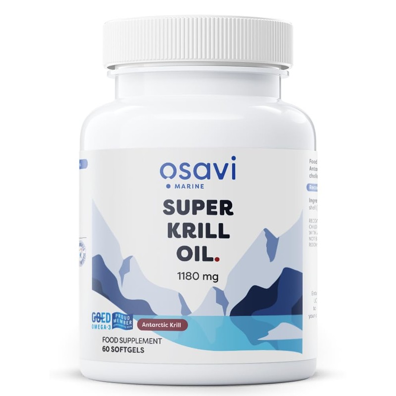 Osavi Super Krill Oil, 1180mg - 60 softgels