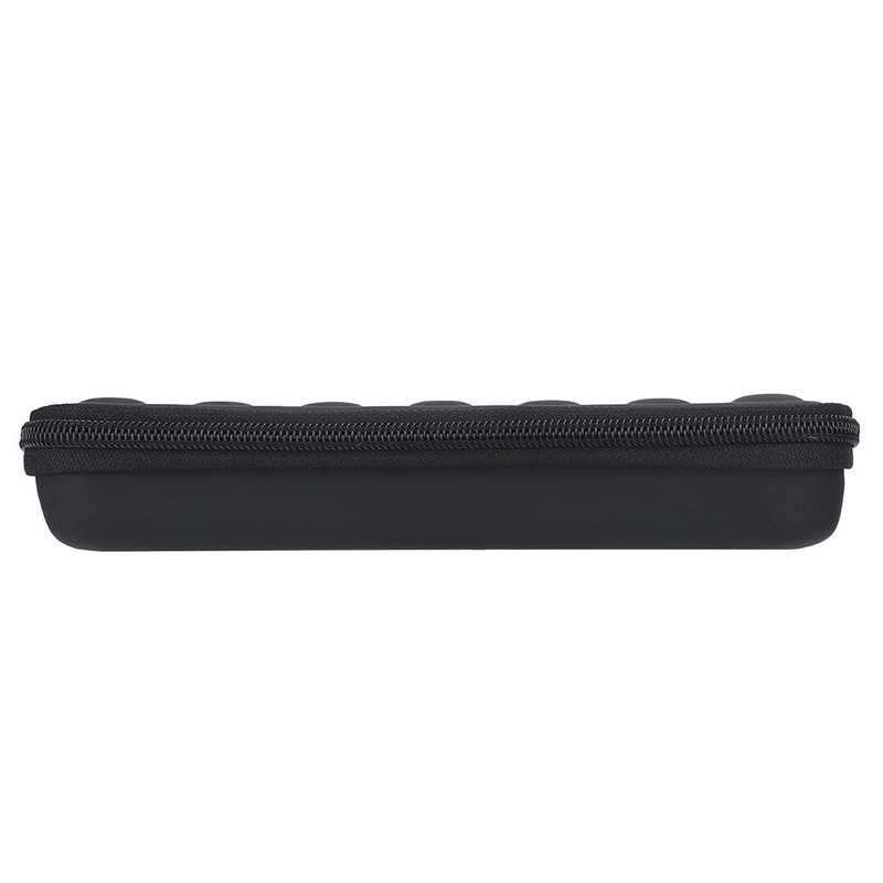 Harmonica Case, Portable PU Leather Harmonica Storage Bag with Zipper