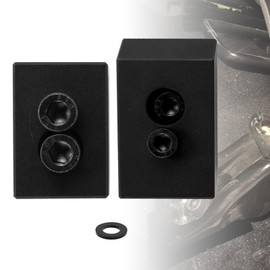RYANSTAR RACING Front Seat Riser Spacer Lift 3/4" Compatible with Jeep Wrangler JL/JLU 2018-UP, Gladiator JT 2020-UP, Aluminum Seat Lift Blocks, Easy Installation, More Comfort for Tall Drivers