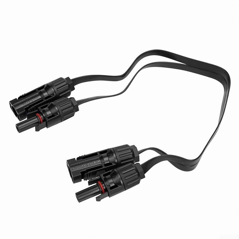 Pack of 2 Solar Cable 50 cm Copper PV Solar