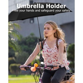 OATSBASF Umbrella Mount for Stroller, Adjustable Angle Golf Push Cart Umbrella Holder, Baby Stroller Umbrella Attachment, Suitable for Strollers, Bicycles, Wheelchairs,Golf Cart