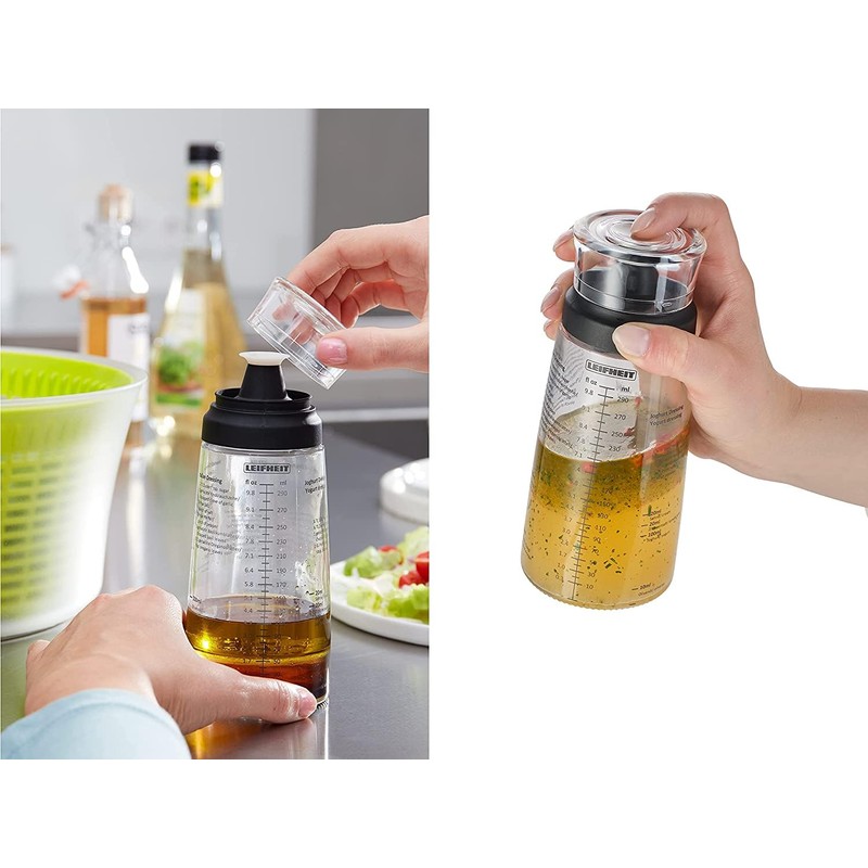 Leifheit Leifheit Salad Dressing Shaker, Black/Transparent