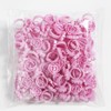 100 Pieces Lash Glue Rings, Heart Shape 2 in 1