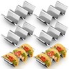 Taco Holder Stand, 6 Packs Stainless Steel Taco Rack Truck