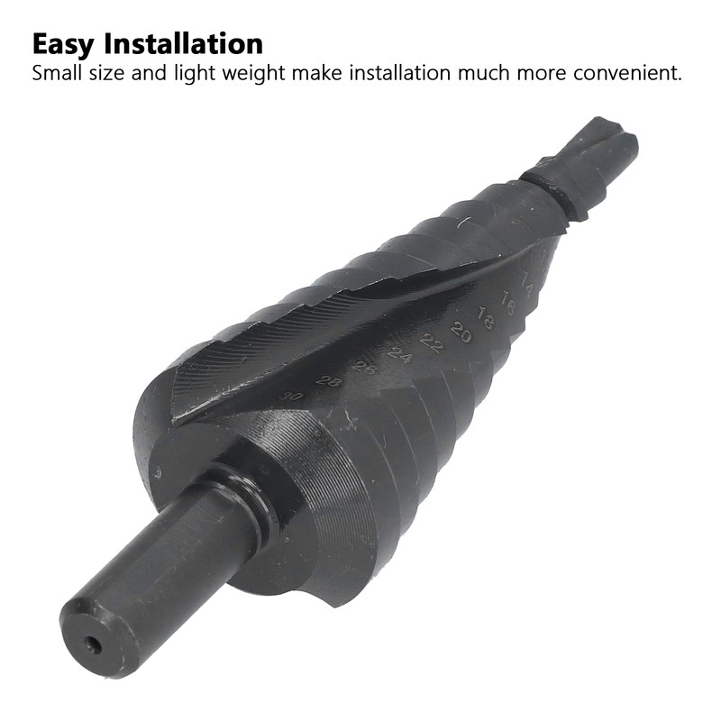 Step Drill Bit High Speed Steel 6‑30mm Drilling Head Accessory