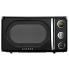 Galanz GLCMKA07BKR-07 Microwave Oven, LED Lighting, Pull Handle Design, Child