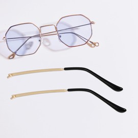 Hemobllo 1 Pair Metal Eyeglass Replacement Arm, Eyewear Frame Temple Replacement, , Universal Fit for Sunglasses and Eyewear