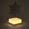 3D Metal Sheet Night Light Rotation Rechargeable Decoration 3D Night