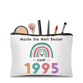 CoCoCherry 30th Birthday Women Gift - Gift 30th Birthday Woman Makeup Bag, Gift for 30th Birthday Wife Gift Ideas for Wife, Mother, Girlfriend (1995)