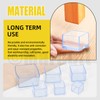 Mardatt 20Pcs 3/4" x 3/4"(20x20mm) Square Rubber Chair Leg Tips