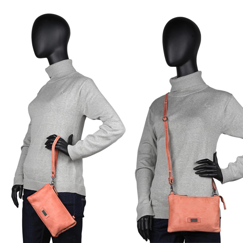Lois - Women's Leather Shoulder Bag with Adjustable Strap -
