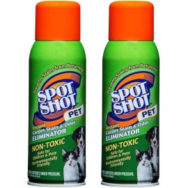 HFOTD Spot Shot Pet Instant Carpet Stain & Odor Eliminator Spray, 14 oz ( 2PK )
