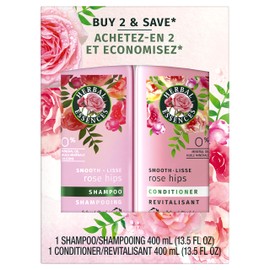 Herbal Essences Smooth Shampoo  Conditioner, (2) 13.5 Fl Oz Bottles, 1.82 Fl Oz                                                                       