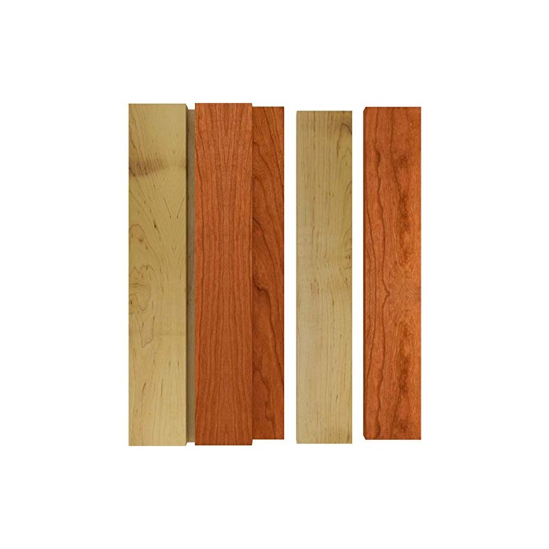 (6) Maple/Cherry Boards 3/4" X 4" X 24" (3 Maple,