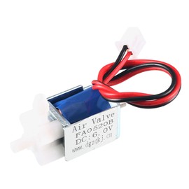 sourcing map Miniature Solenoid Valve 2 Position 3 Way DC6V 0.38A Air Solenoid Valve