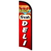 Vista Flags Fresh Deli Premium Windless Polyknit Feather Flag (3