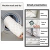 Yewaii Bathroom Rug Mat Upgrade Style with Extra Pad Soft