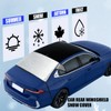 Zpana Car Magnetic Rear Windshield Snow Cover, Vehicle Rear Window