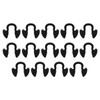 14 PCS Shift Cable Clips, Gearbox Shifter Cable Bushing Clips,