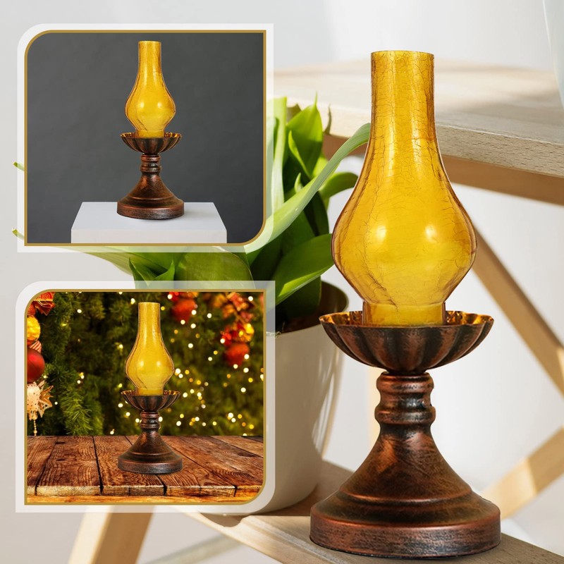 Oil Lamp Chimney: Glass Lamp Shade - Lantern Glass Replacement