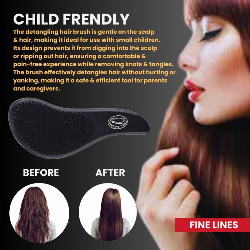 Fine Lines Detangling Brush, Small 822-10