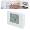 Wireless RF Temperature Controller Programmable LCD Backlit Display Smart Electric