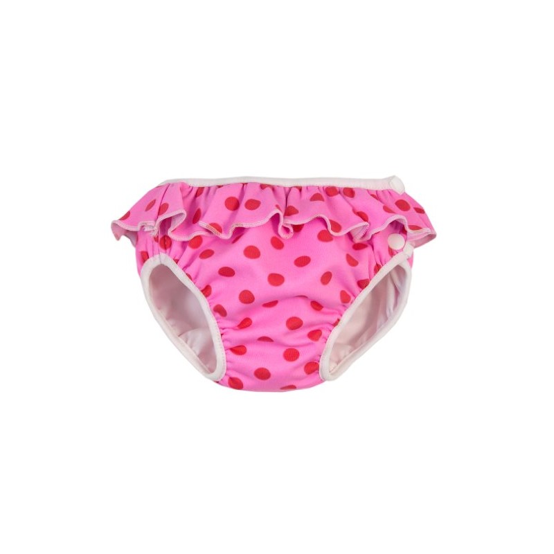 ImseVimse Schwimmwindelhose pink Punkte Rüschchen Größe: S (6-8kg)