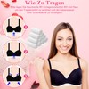 Nakutita Pack of 10 Bra Inserts, Sweating, Underbust Sweat Protection