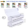 Trading Card Storage Box, 12 Pack 1000 CT Cardboard TCG