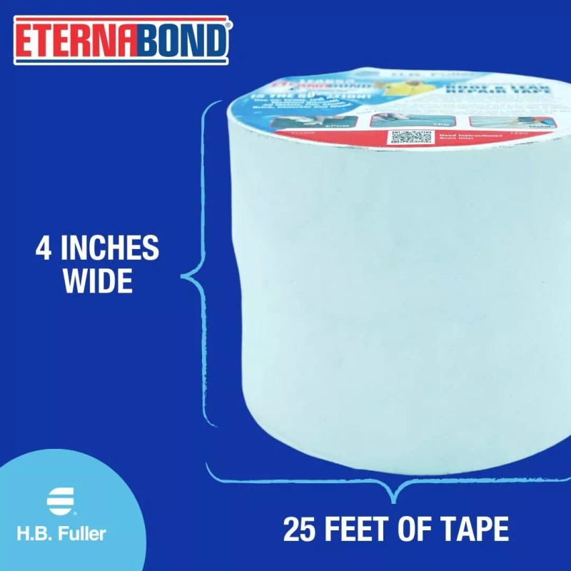 EternaBond Multi Use White Adhesive Tape 4 x 25 Waterproof