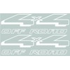 Vinylmark LLC 4x4 Off Road Decals (White) - 1997 1998 1999 Fits Ford Ranger Truck Bed